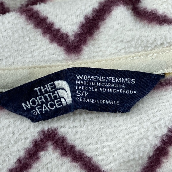 The North Face Fleece Hoodie Womens Small Aztec Cowl Neck Pullover Southwest - Picture 8 of 16